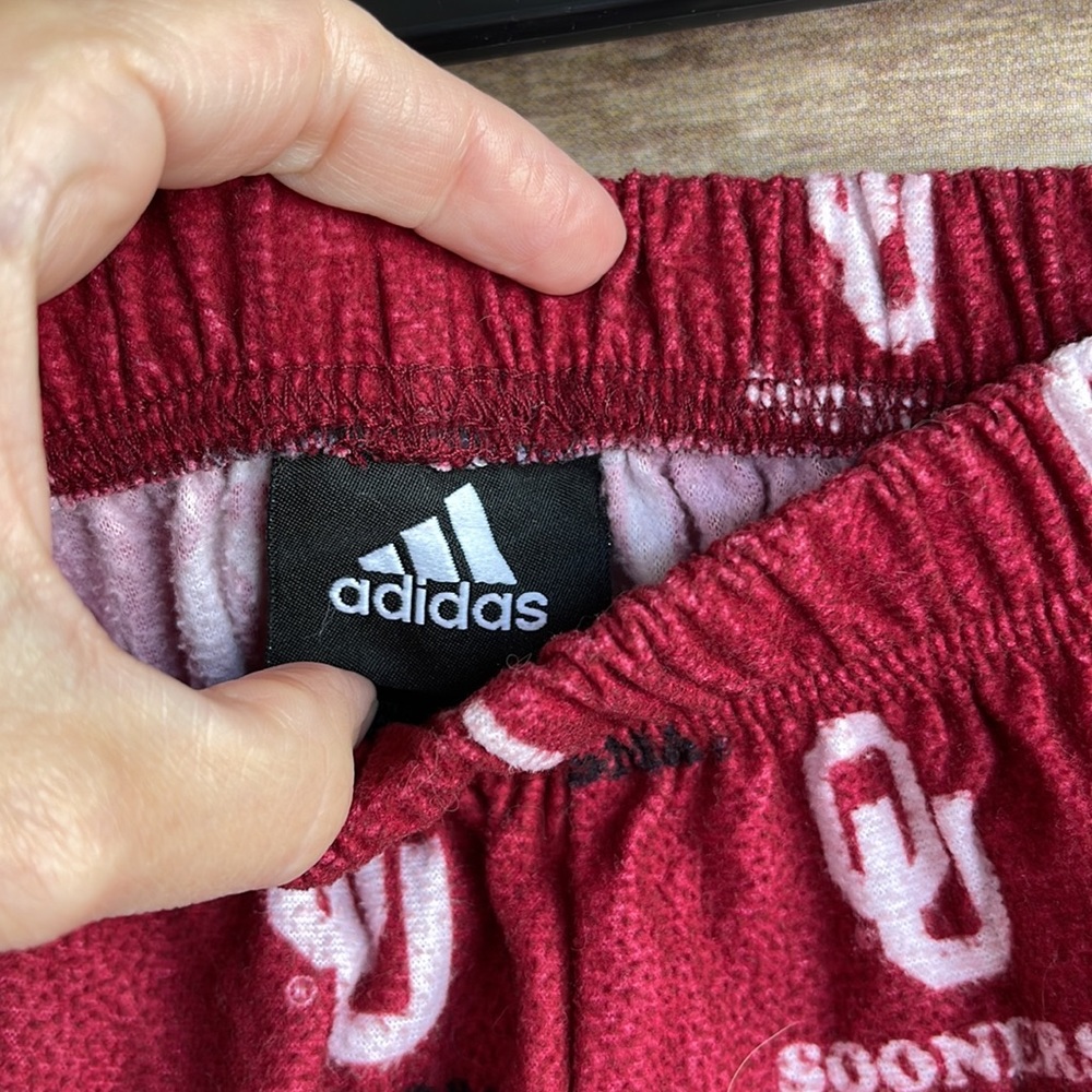 Kids Adidas OU fleece pajama pants - Picture 3 of 6
